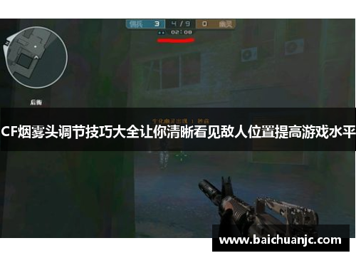 CF烟雾头调节技巧大全让你清晰看见敌人位置提高游戏水平